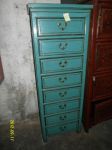 Code:A100<br/>Description:Blue Tall Chest of Drawers<br/>Please call Laura @ 81000428 for Special Price